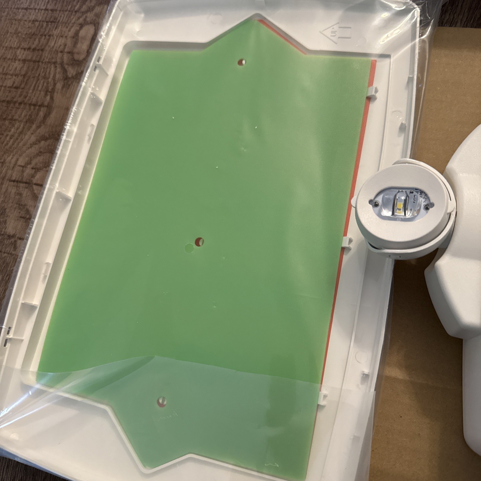 Contractor Select Integrated LED White and Red/Green Exit Emergency Combo
