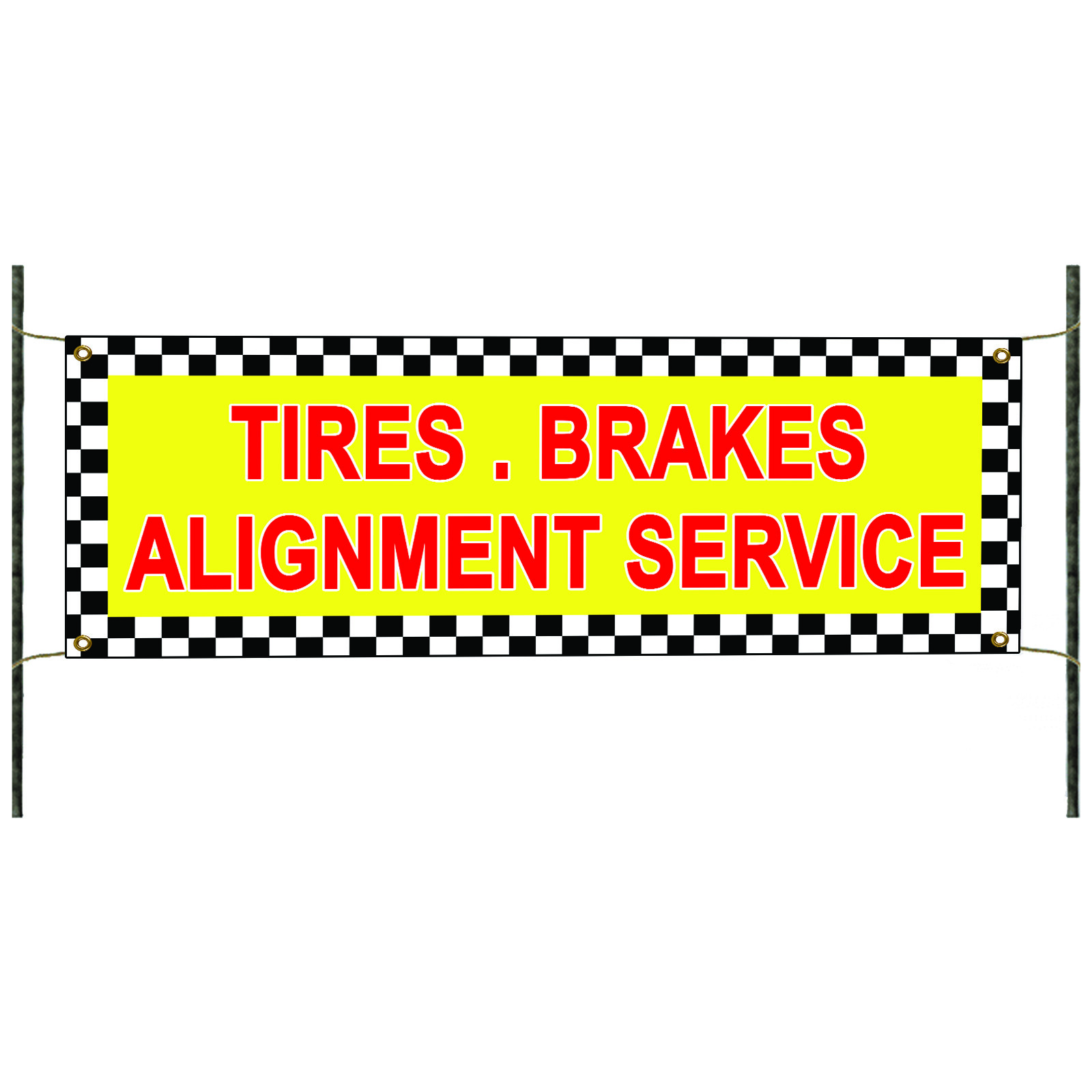 Tires – Brakes Alignment Service Vinyl Banner Garage Business Advertising Banner