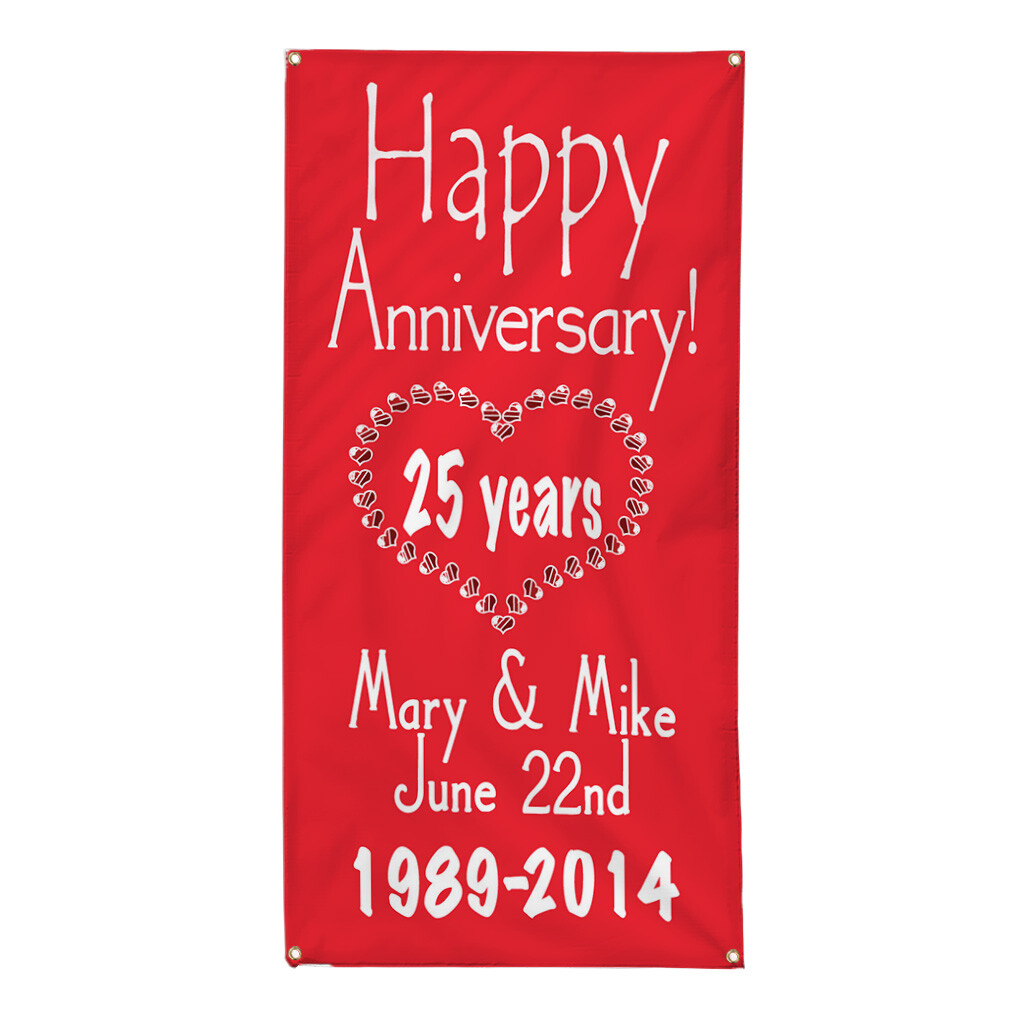 Vertical Vinyl Banner Multiple Sizes Outdoor Weatherproof Industrial Yard Signs