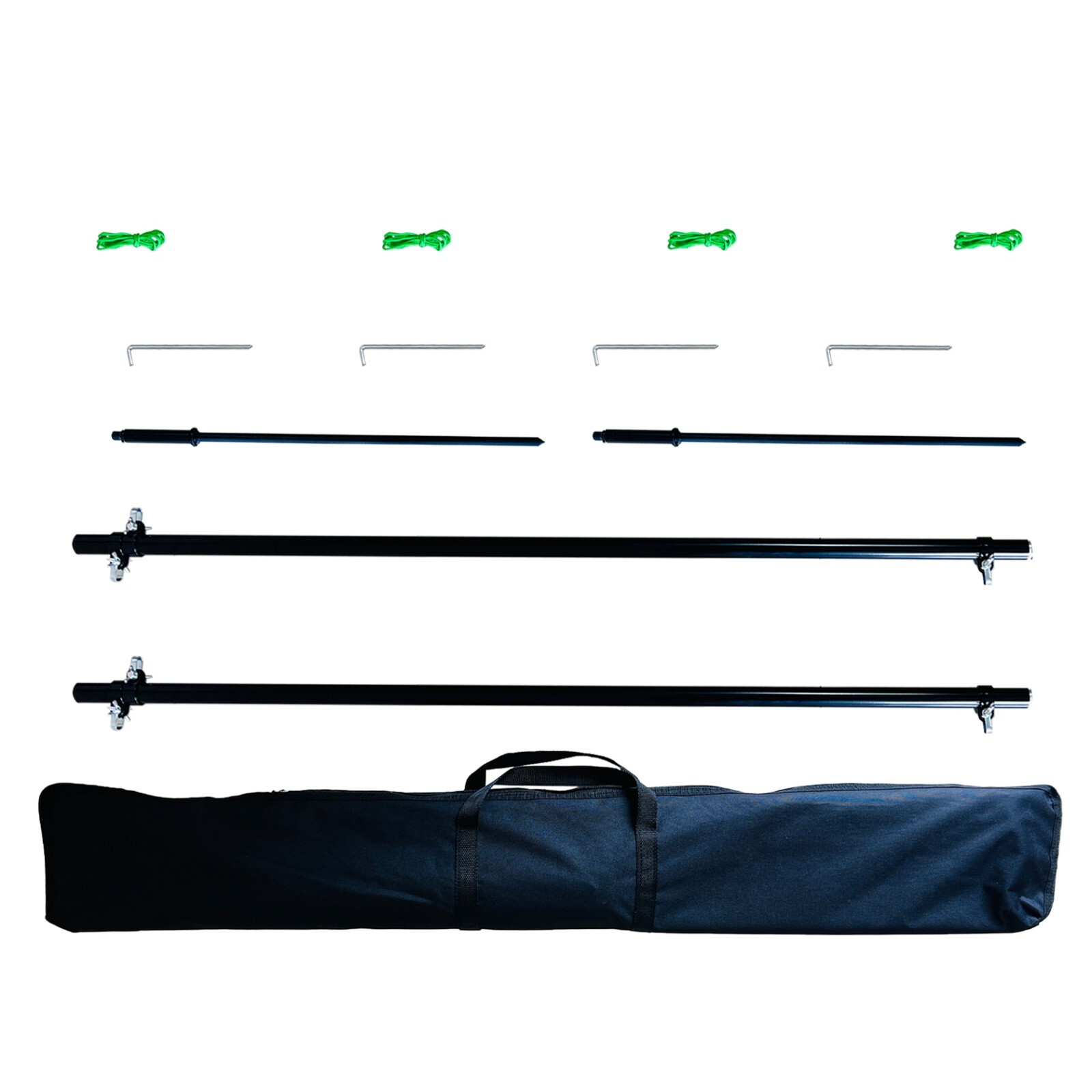 Outdoor Banner Stand 2-10 ft Wide 2-3 ft High Ground Stake Carry Bag Custom