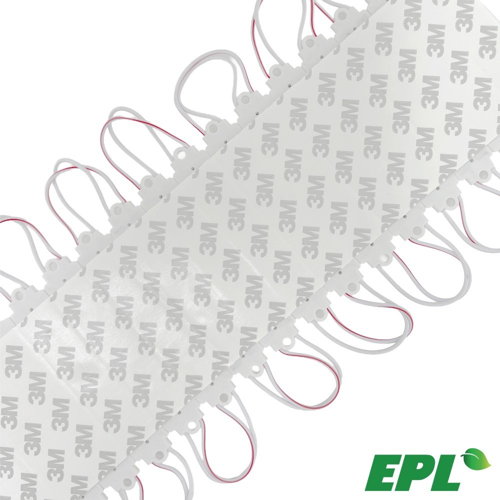 EPL 100PCS LED Module Strip Lights 55ft AC110V 3 LED Light Advertising Sign