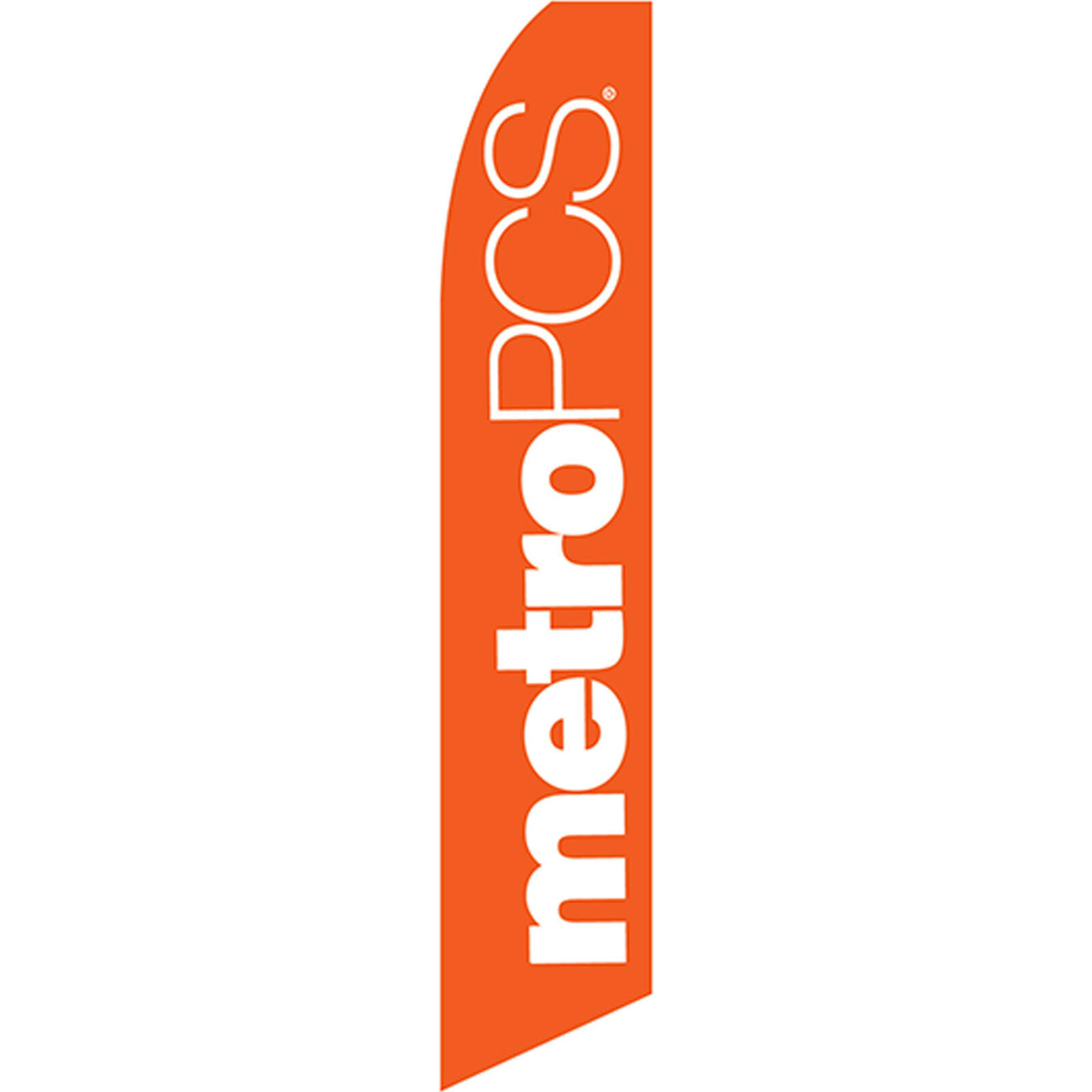 Metro PCS Wireless 2 1/2 ft X 11 1/2 ft Swooper Flag (Hardware Sold Separately)