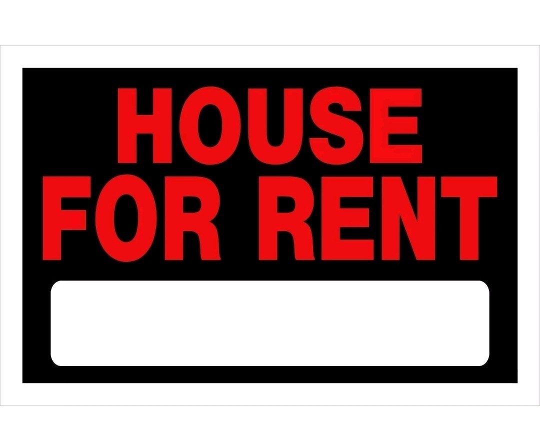 HOUSE FOR RENT Sign 8″x12″ Red Black signage board Home Apartment Hillman 6 Pack