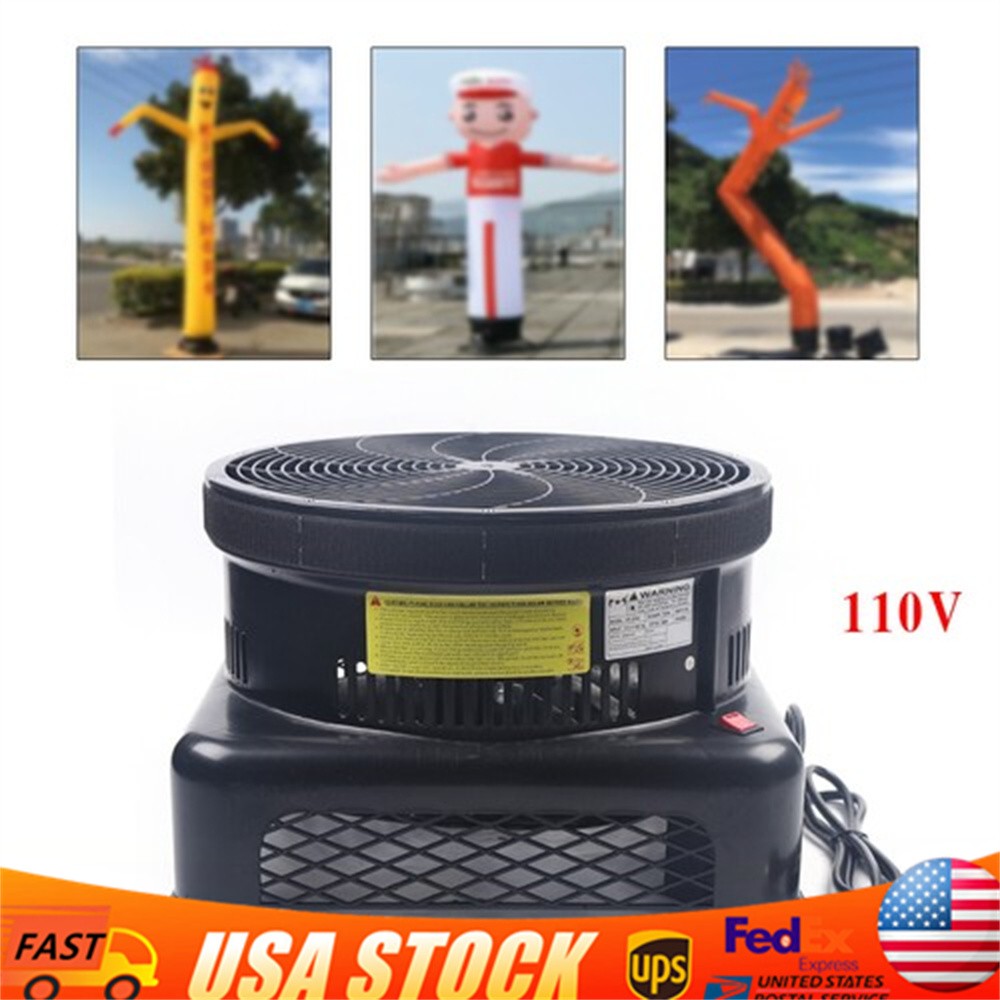 550W Air Blower Fan For Inflatable Wind Dancer Dancing Tube Man Puppet Fly Guy