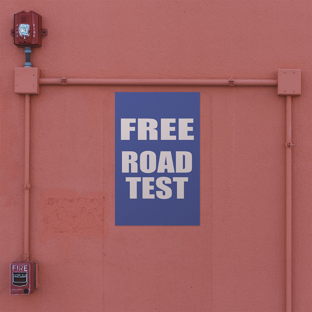 Door Decals Vertical Vinyl Stickers Multiple Sizes Free Road Test Business Vinyl