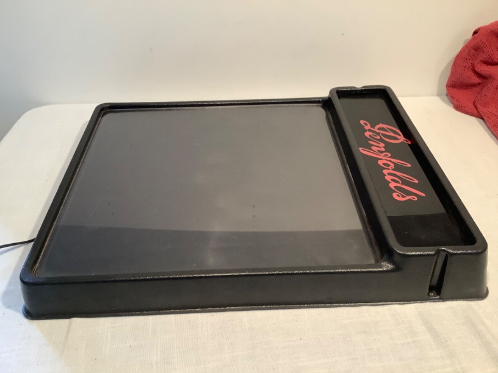 VINTAGE PENFOLDS LIGHTED STORE WINE RETAIL ALCOHOL COUNTER SIGN 25×20”