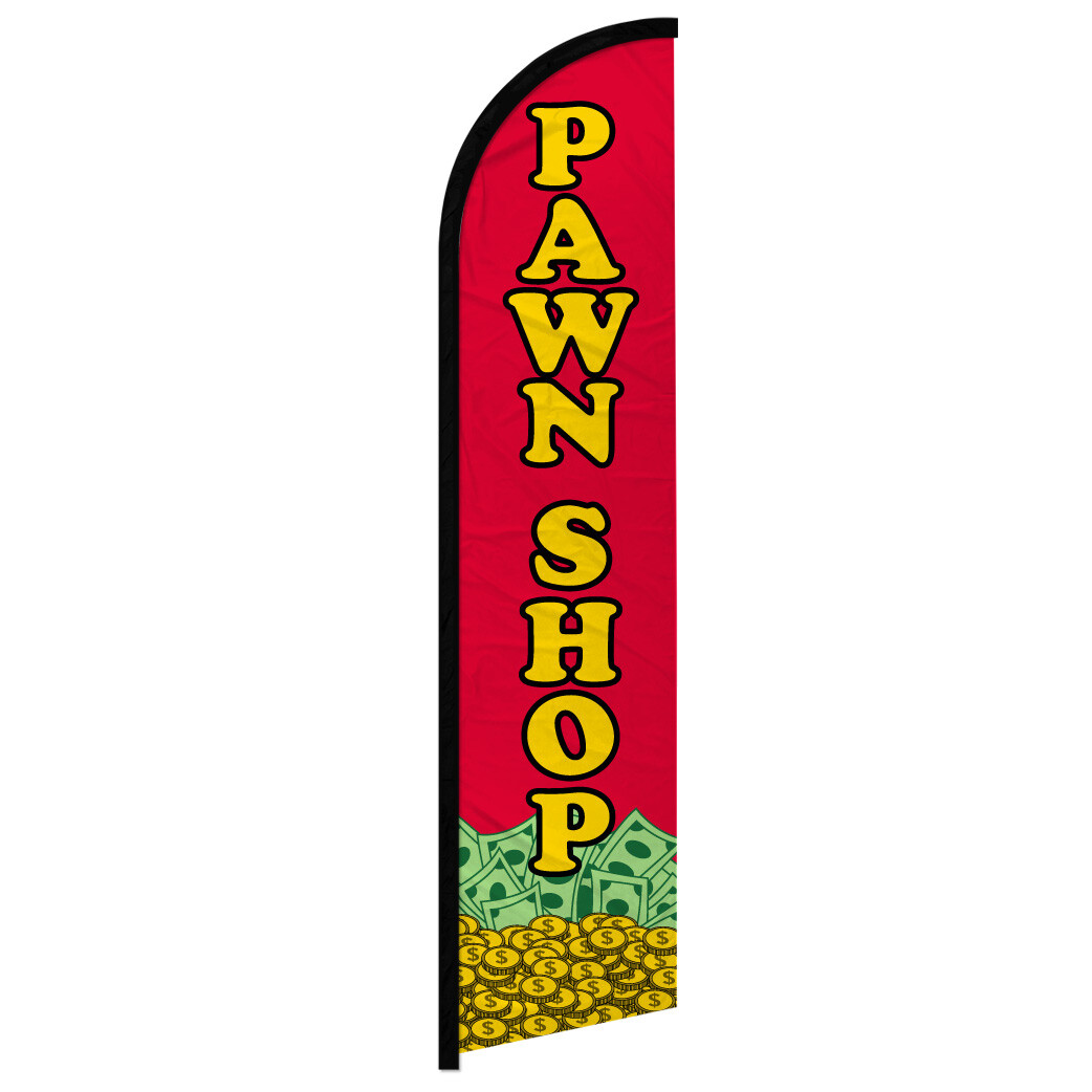 Pawn Shop Windless Swooper Flag Consignment