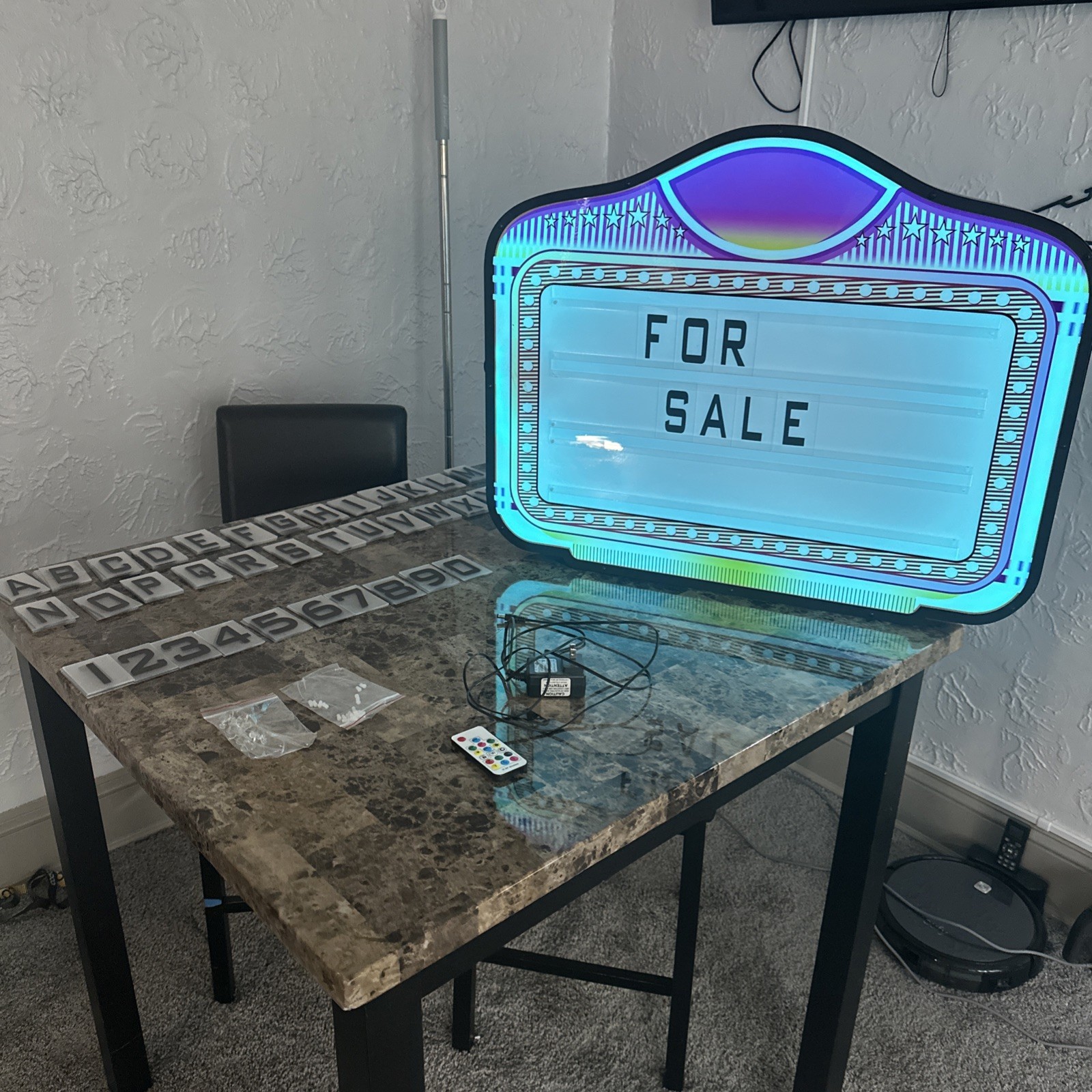 VIP Bottle Service Sign, Bottle Presenter for Night Club, Color Display Lights