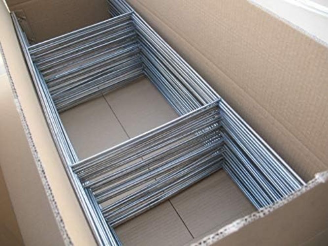 10-Pack Heavy Duty H Frame Wire Stakes – 20x10in Galvanized Sign Holders