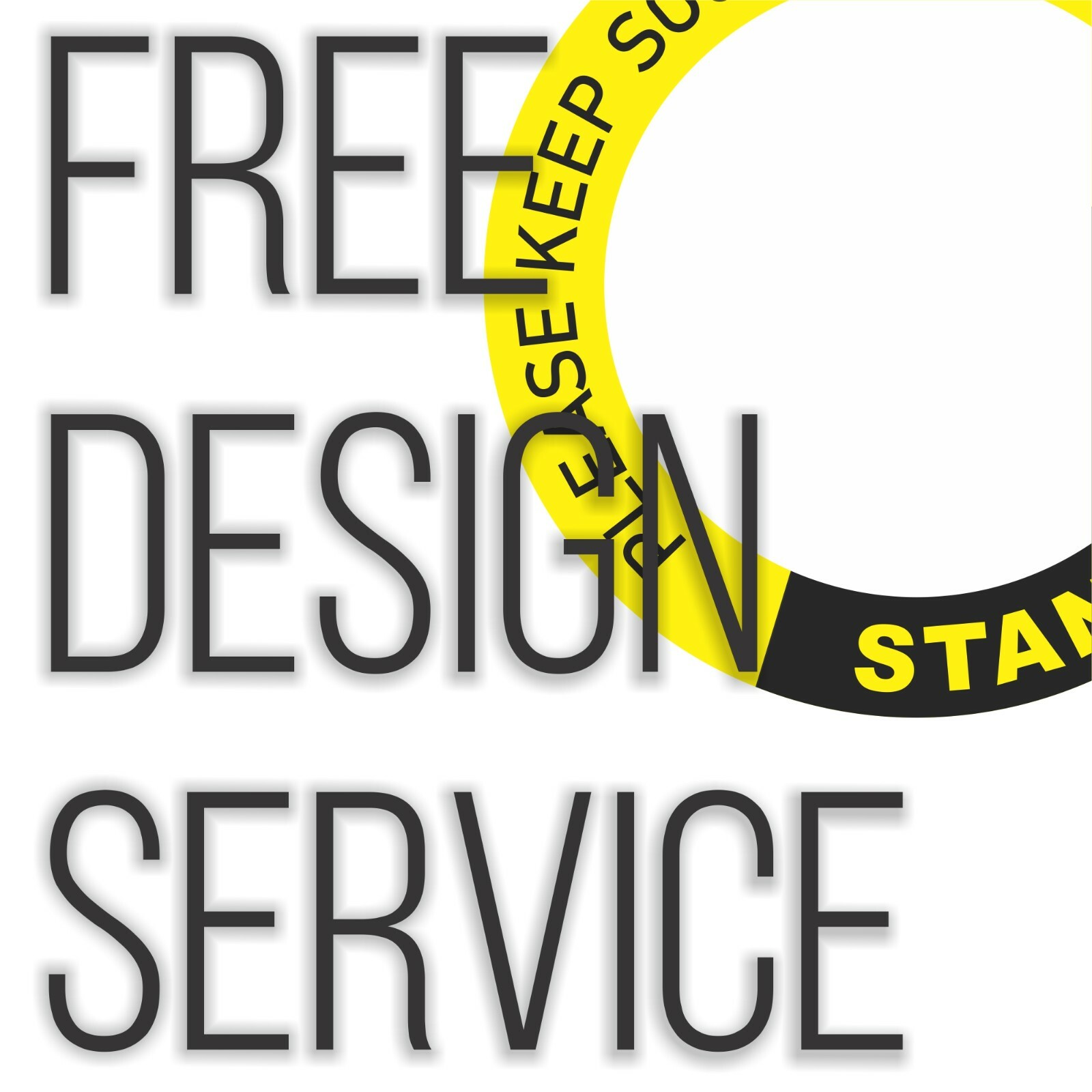 Custom Design Social Distancing Floor Decals 30 Pack 8 Inch Custom Logo Vinyl
