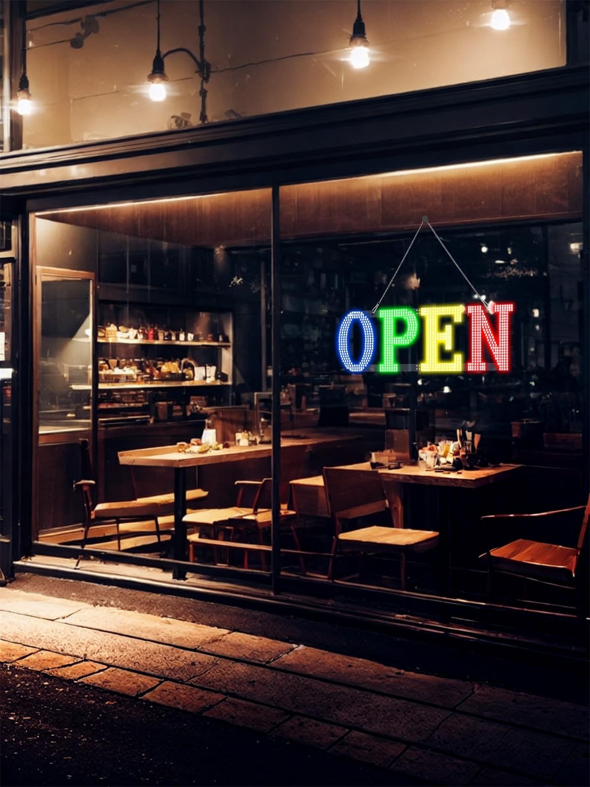 Ultra Bright LED Open Sign 40″x14″ for Business, Store, Restaurant, Bar, Salon