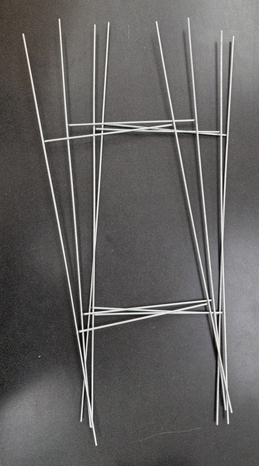 Sturdy Metal H Frame Wire Step Stakes Yard Signs(10 x 30) (Stakes Only) 50 PCs