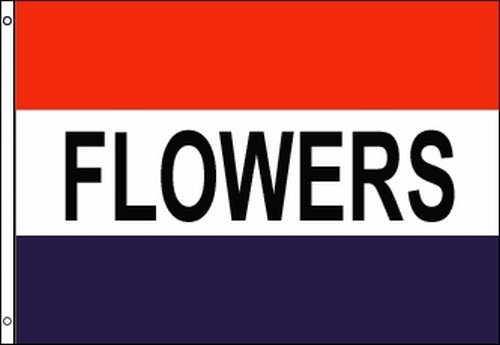 FLOWERS Flag 3×5 ft Business Advertising Sign Banner Florist Shop Corner Seller