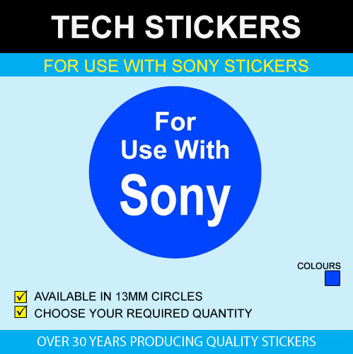 For Use With Sony