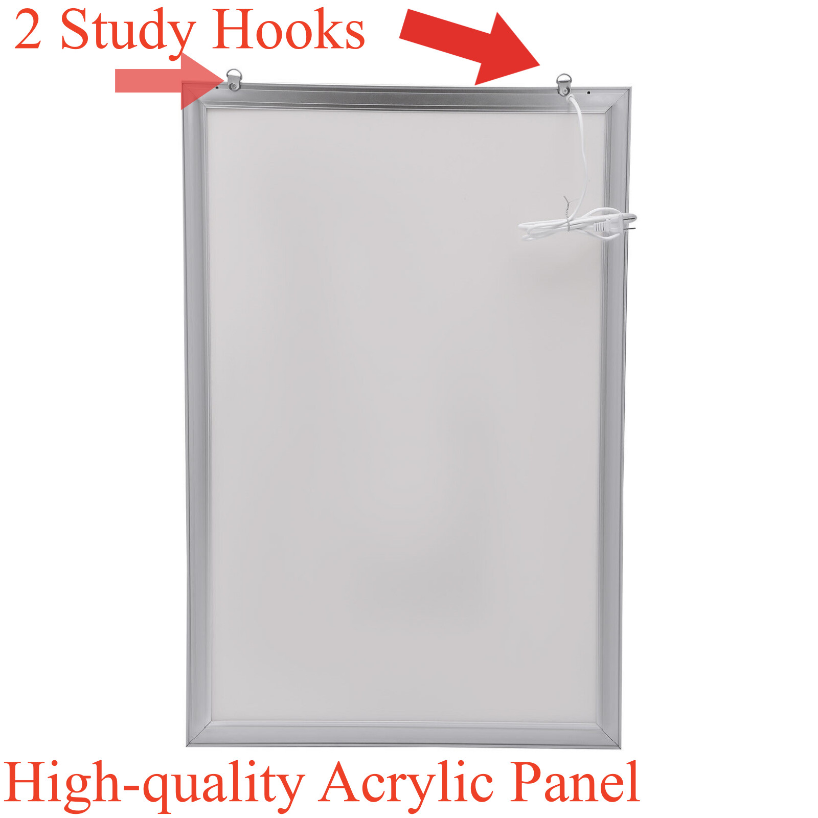 24x36in Movie Poster Art Picture Display Frame LED Light Box Advertising Display