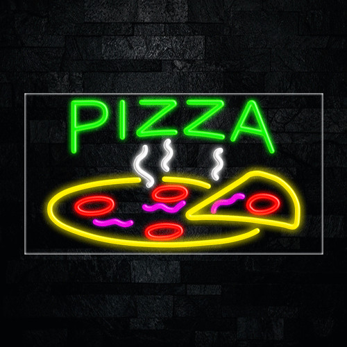 Pizza LED Neon Sign 33″L x 18″H #30407