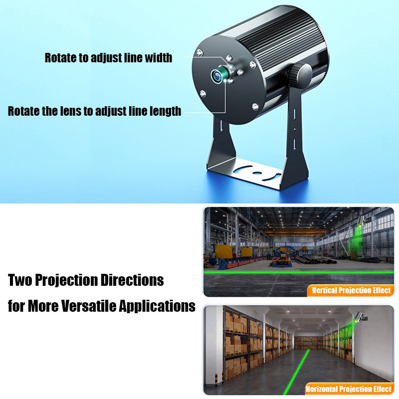 New – Pedestrian Safety Laser Line Projectors Walkway Lane Lasers Warning Light