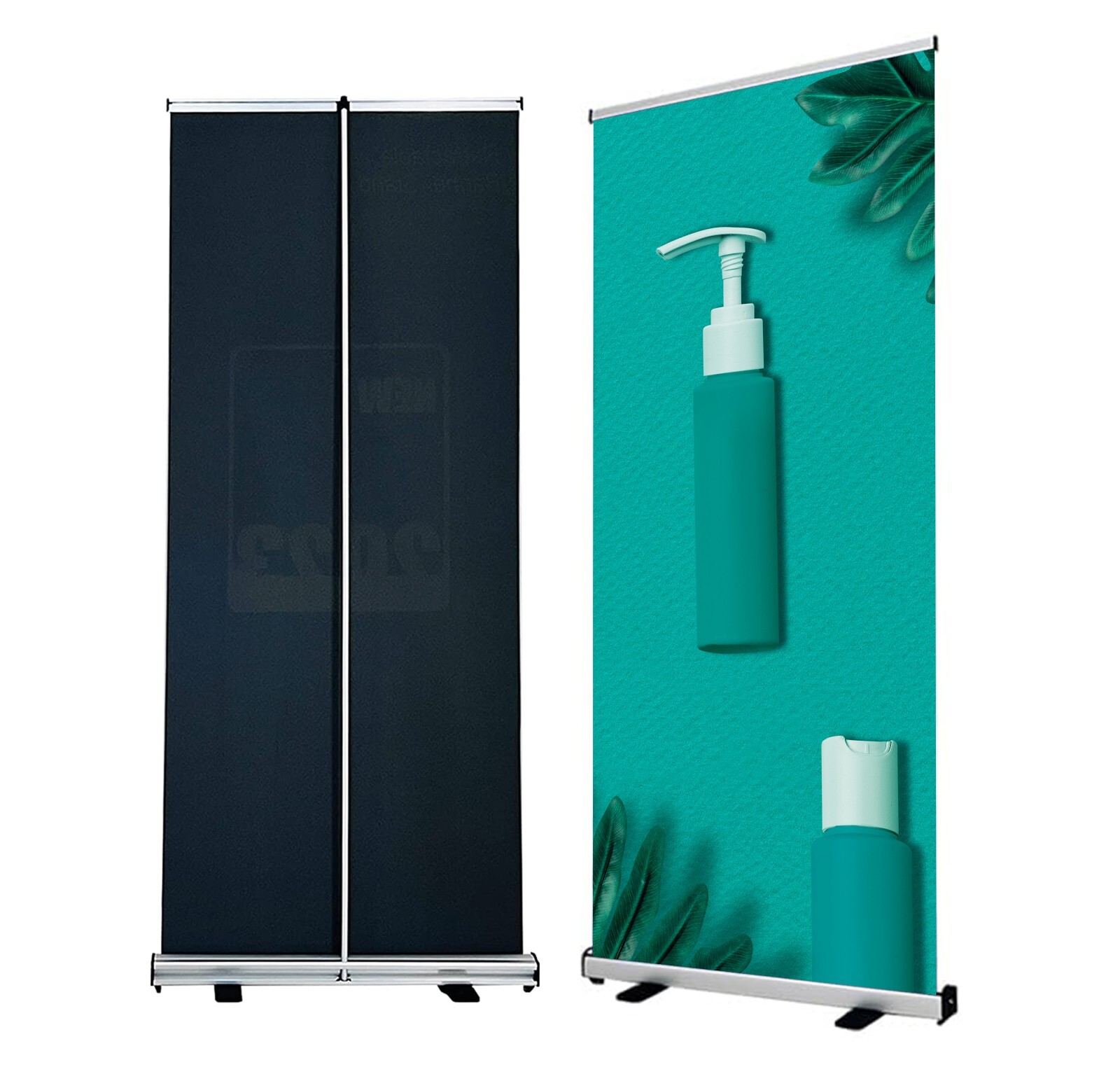 Standard Retractable Banner Stand with Carrying padded Canvas Bag and Box