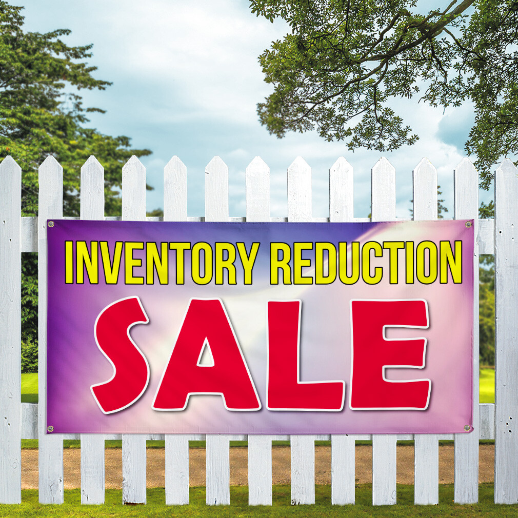 Vinyl Banner Multiple Sizes Inventory Reduction Sale Business Outdoor