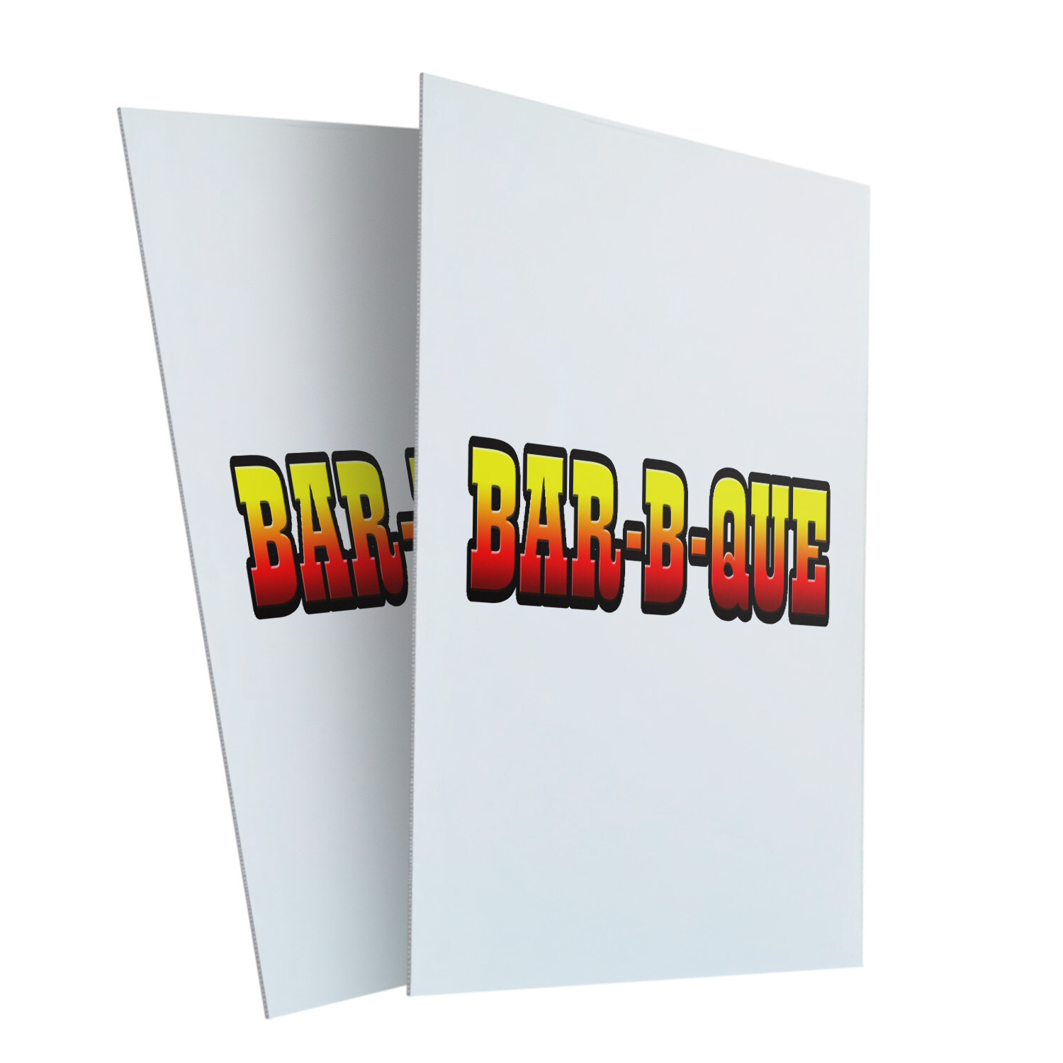 A-frame Sidewalk Bar-b-que 24″ x 36″ Double Sided A-Frame Sidewalk Sign