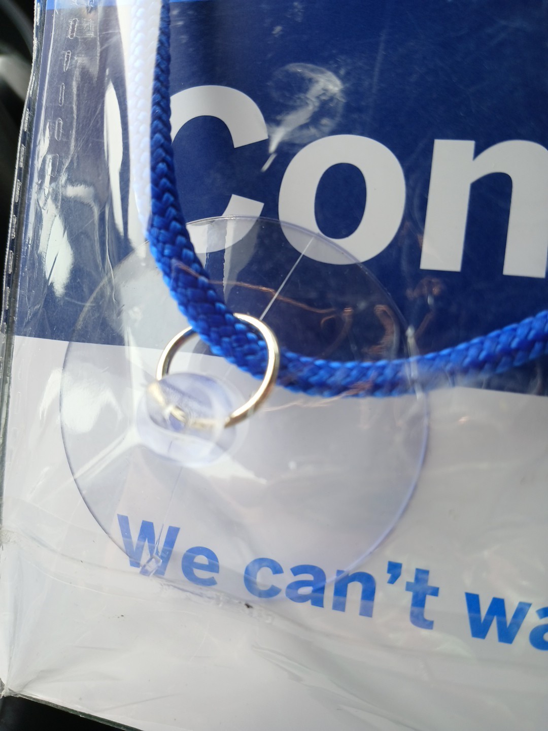 Open and Closed Blue Sign Reversible 11″ x 8.5″ Hanging Hardware. New