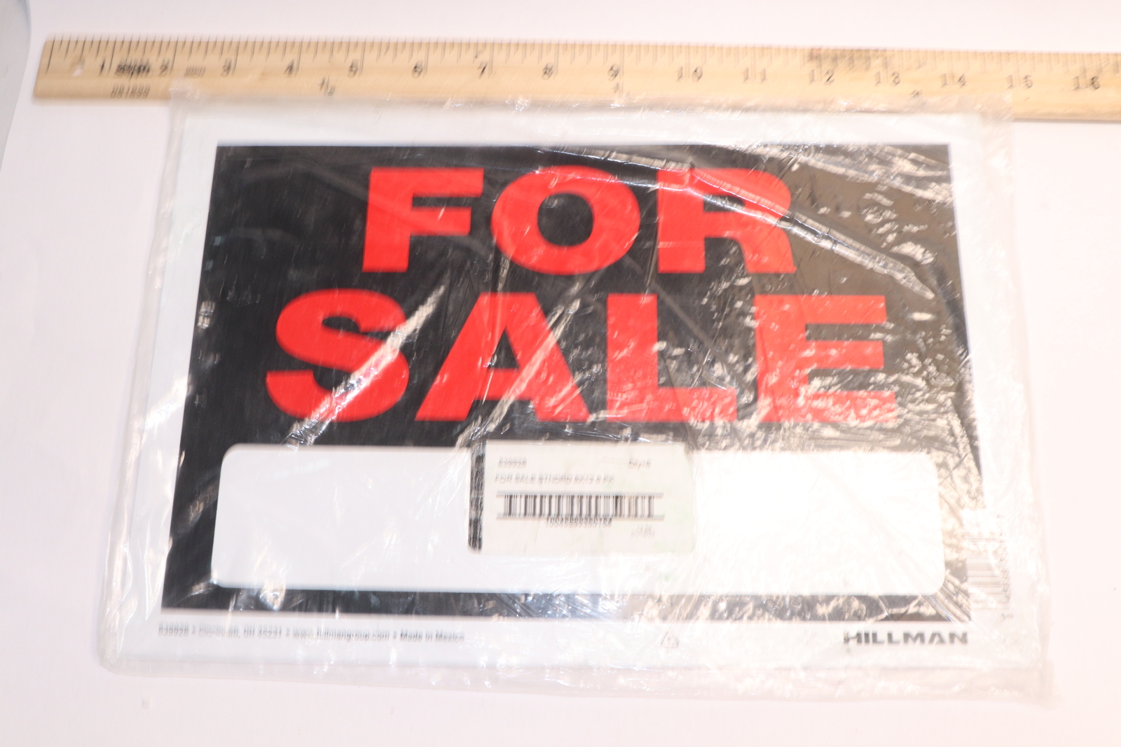 (6-Pk) Hillman For Sale Signs w/ Space for Info/Fill-In 8″ x 12″ 839928