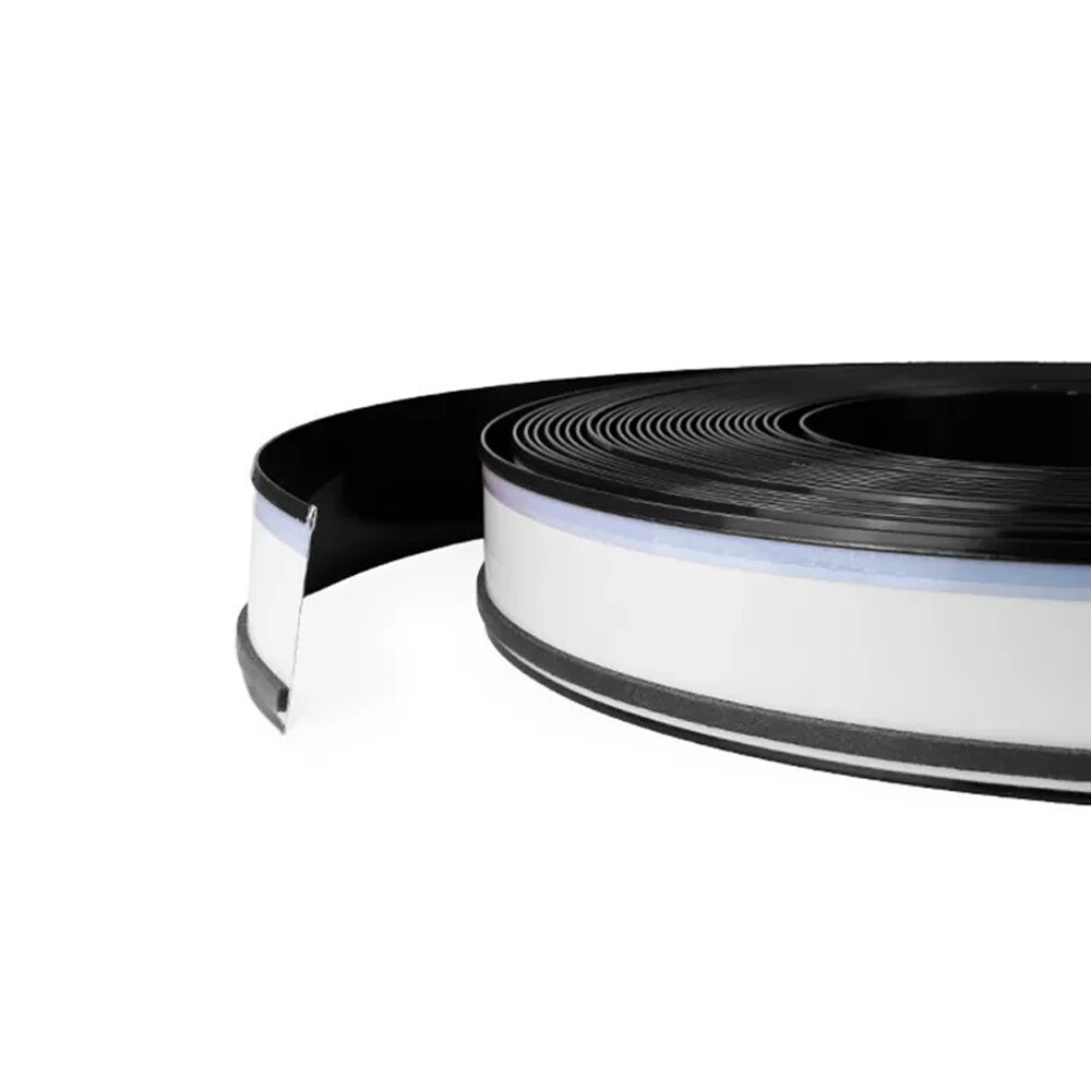 Black Aluminum Trim Cap with PC & Foam (Channelume), 4.3″x164ft / Roll
