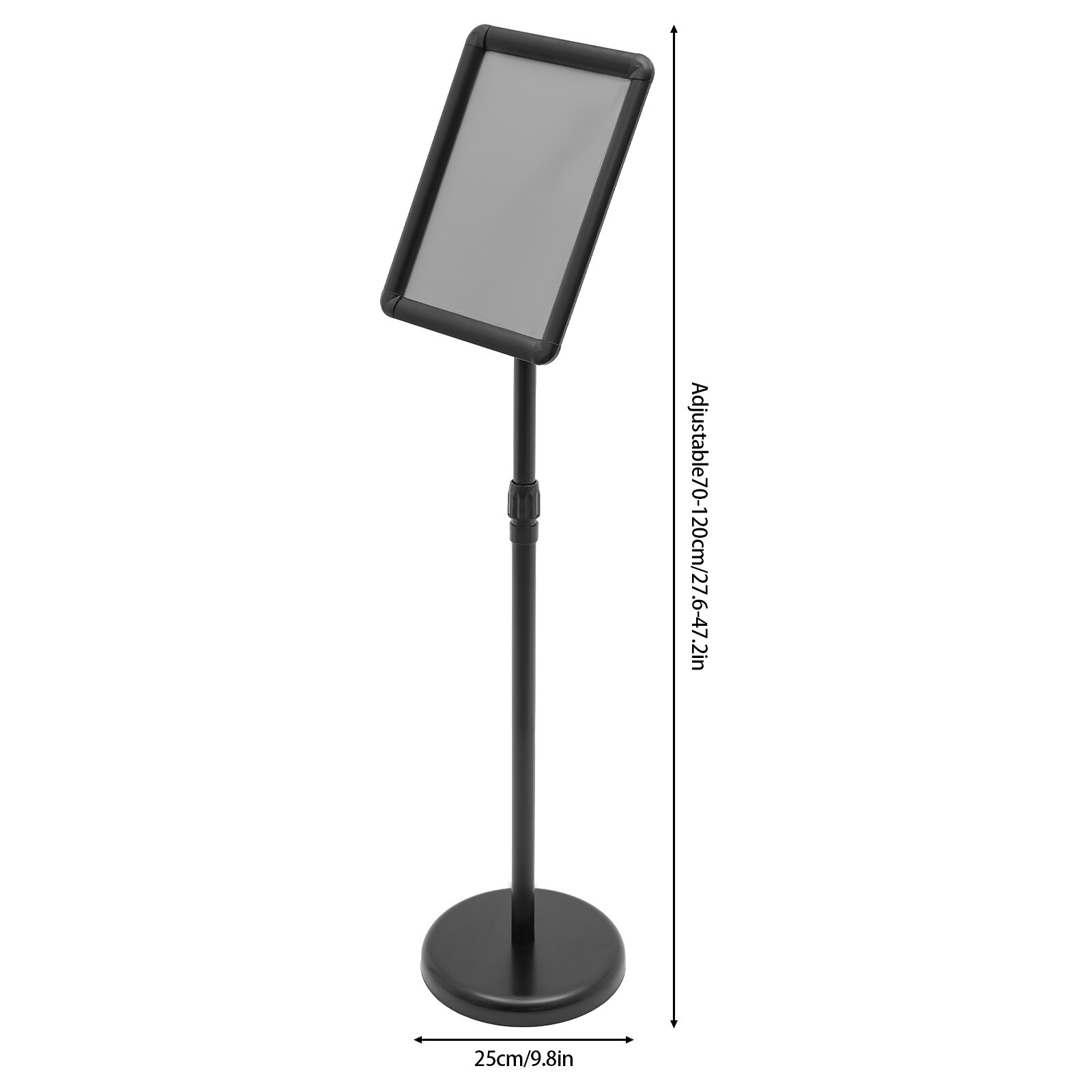 2Pcs Sign Stand With Adjustable Height&angle, Sign Holder Stand W/ Fillable Base