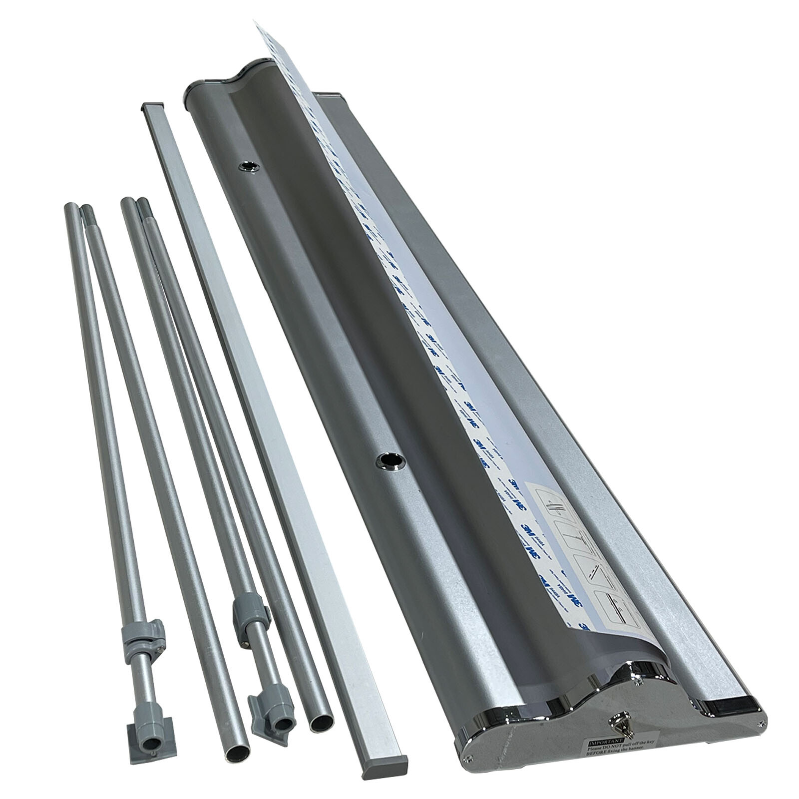 Deluxe Retractable Banner Stand ，Widened Base，with High quality Canvas Bag