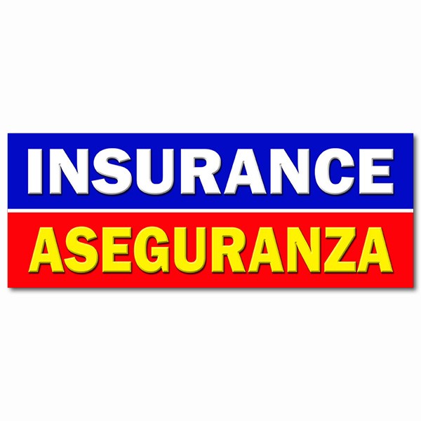 INSURANCE ASEGURANZA DECAL sticker salesman agent auto health bilingual