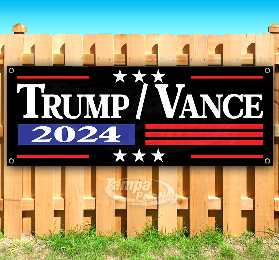 TRUMP VANCE 2024 MAGA FJB Banner Flag Sign Vinyl SB00071
