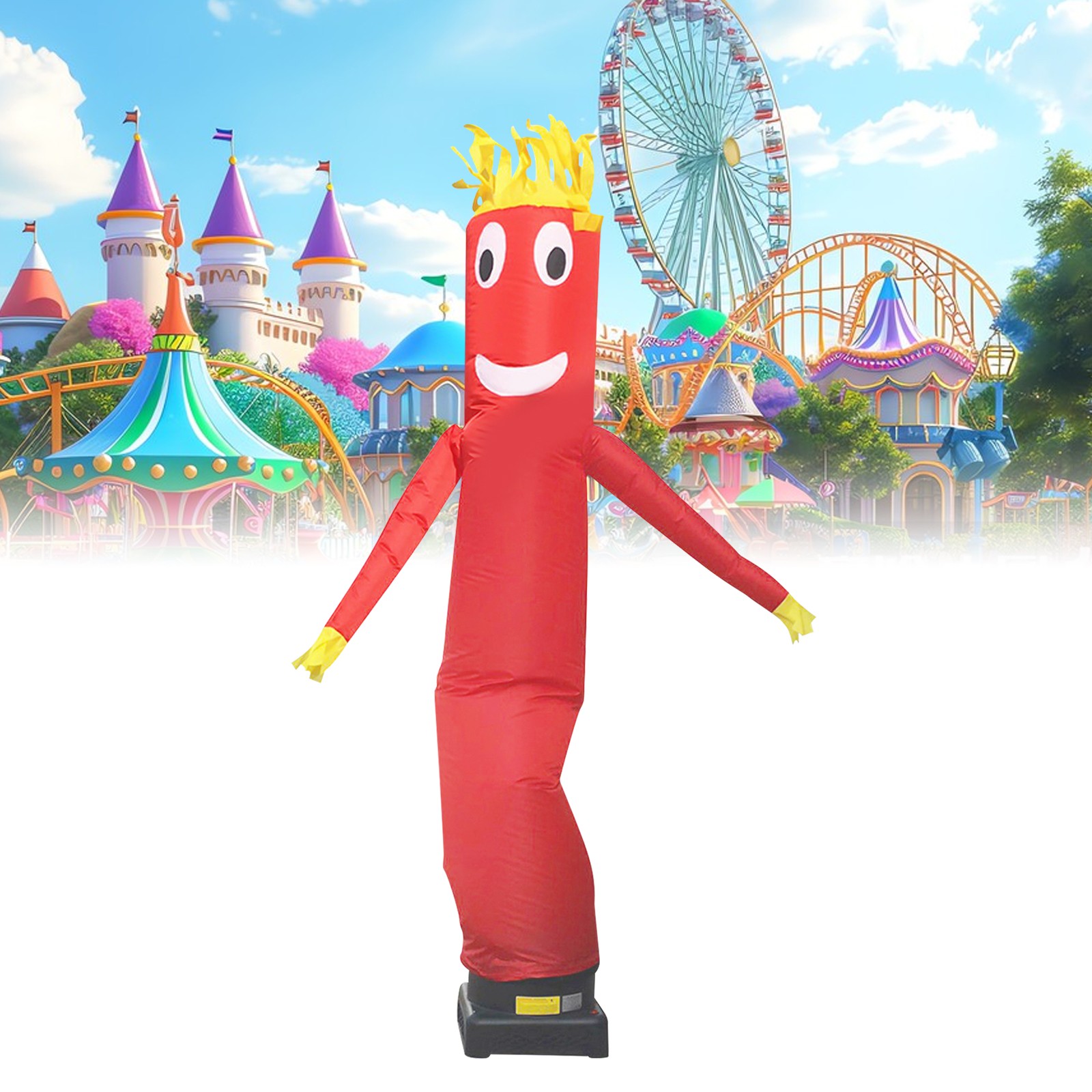 3m/10ft Advertising Inflatable Tube Men Blow Up Giant Waving Arm Fly Human Model