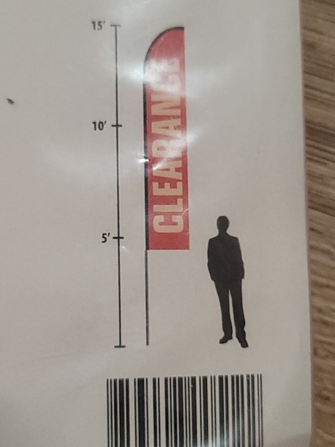 Clearance Feather Flag Flex Banner Above All Advertizing 15′ Flex Banner NEW