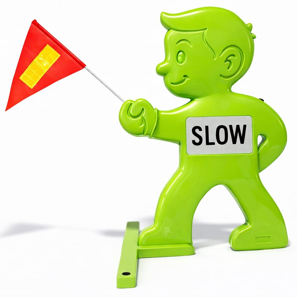 “Kids at Play Safety Sign 31″ Reflective Caution Sign for Streets & Driveways”