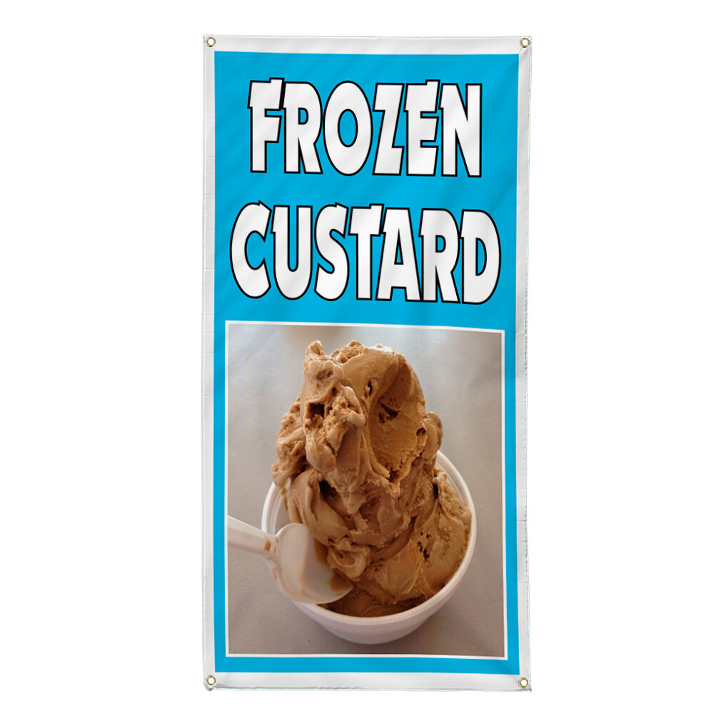Vertical Vinyl Banner Multiple Sizes Retail Weatherproof Industrial Yard Signs