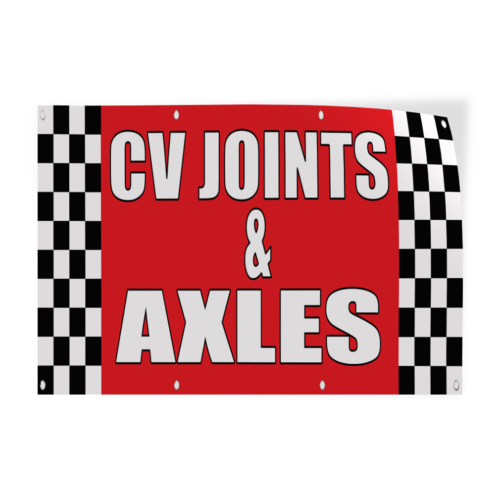 Decal Stickers Cv Joints & Axles Auto Body Shop Car Repair A Store Sign Label