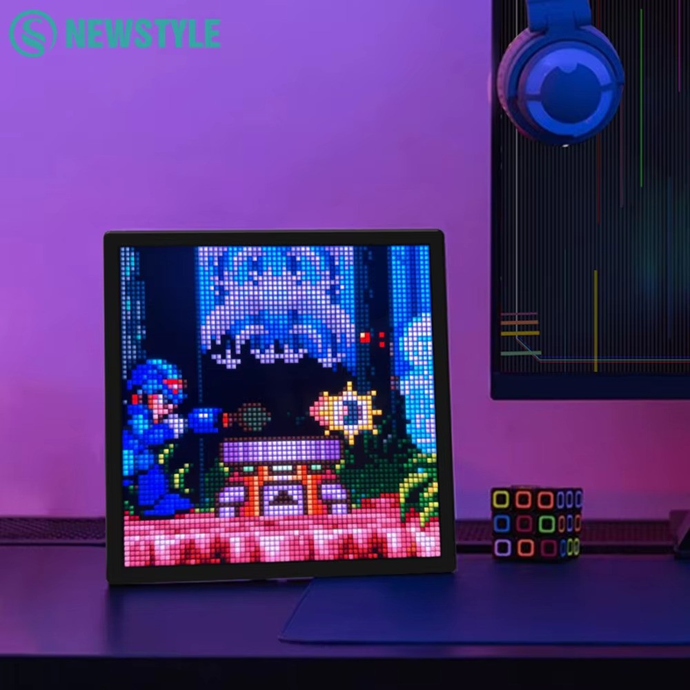 LED Pixel Matrix 64×64 RGB Smart Pixel Display – App Control DIY Gaming Light