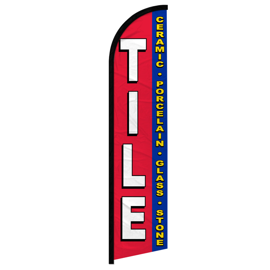 Tile Windless Advertising Swooper Flag Sale