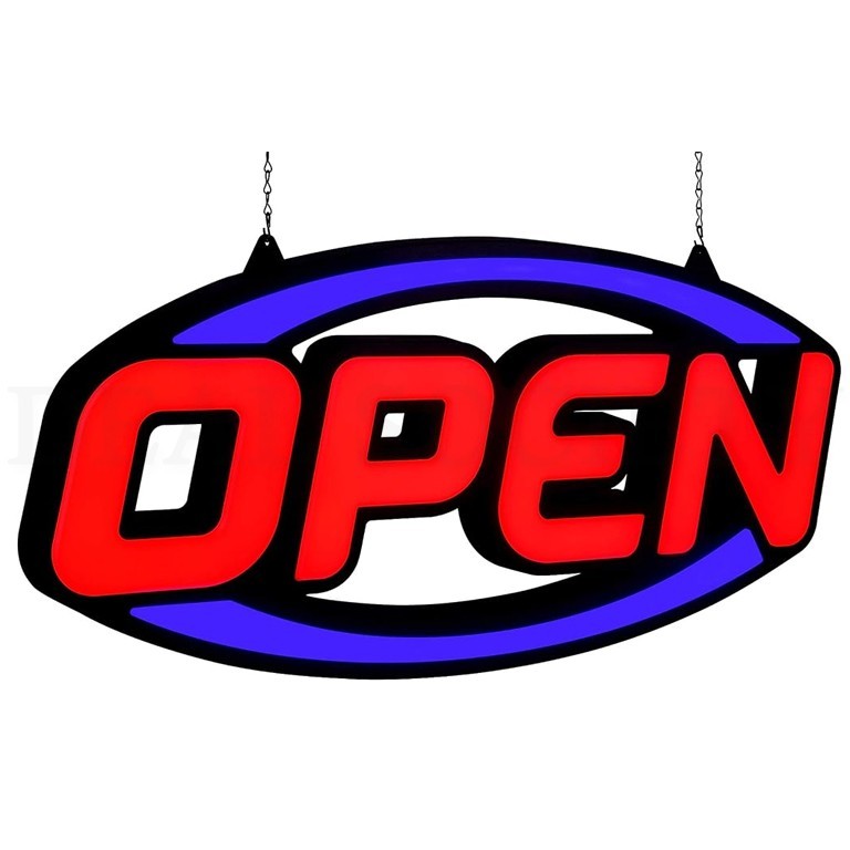 eLED 2026 Model 32″ x 16″ Remote Controlled LED Neon Open Sign
