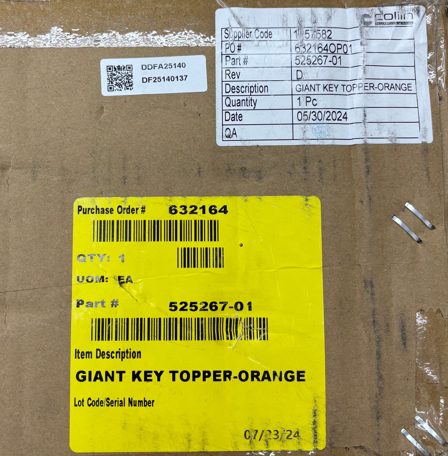 Minute Key Giant Key Topper 525267-01