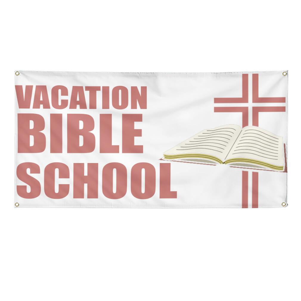 Vinyl Banner Multiple Sizes Vacation Bible School Advertising Printing Hobbies