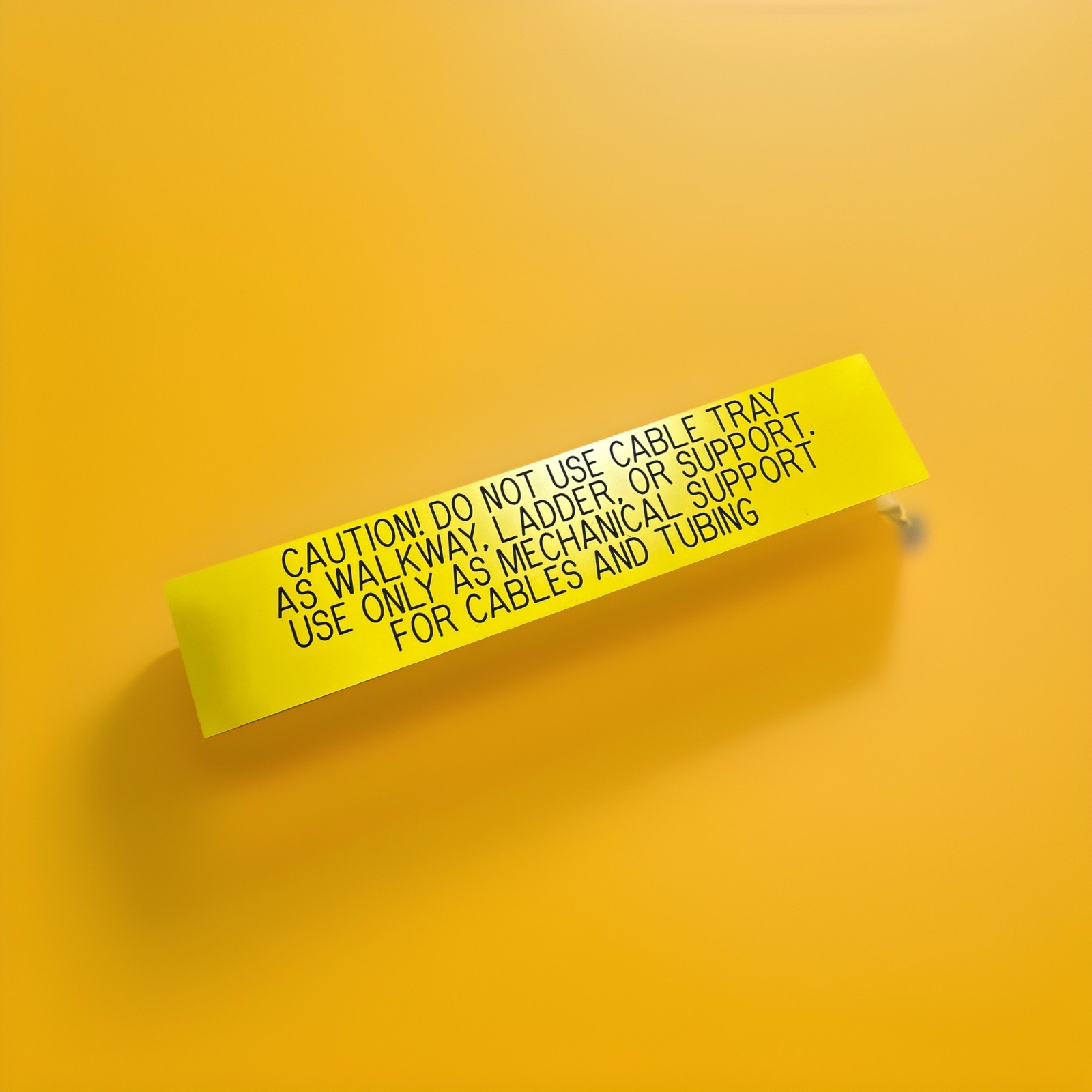 🔥5 Units ~ Caution Do Not Use Cable Tray As Walkway Sign 24″x5″🔥