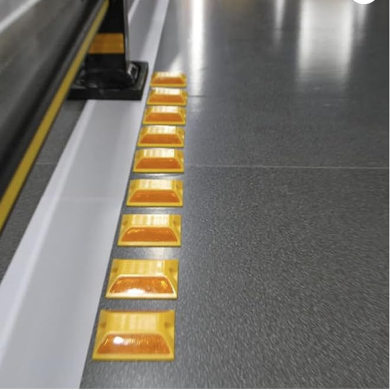 ” 6-Pack Reflective Lane Markers Lane Reflector Reflective Road Pavement Markers