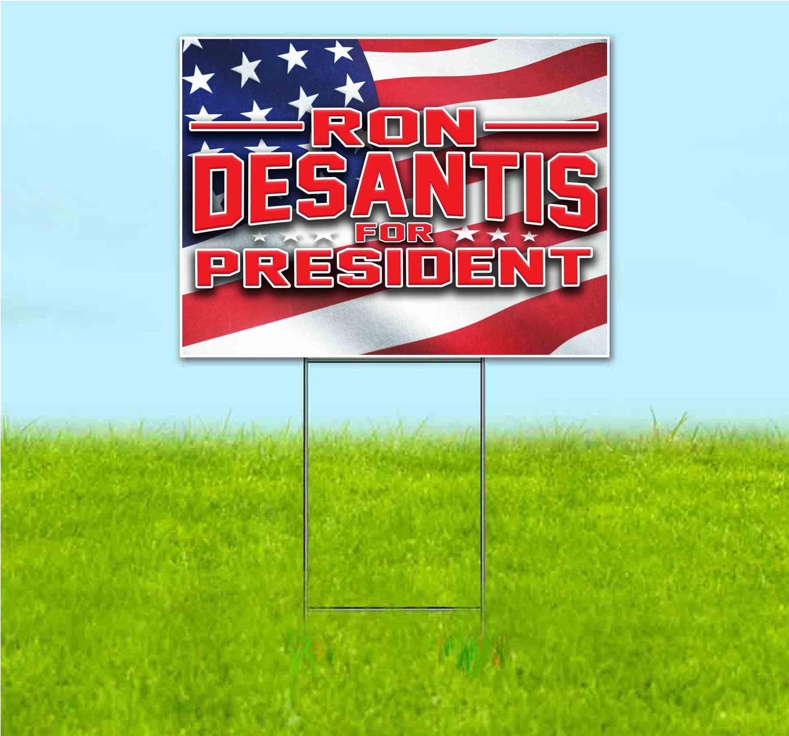 RON DESANTIS FOR PRESIDENT 2024 18×24 Yard Sign Bandit Lawn Advertising ELECTION