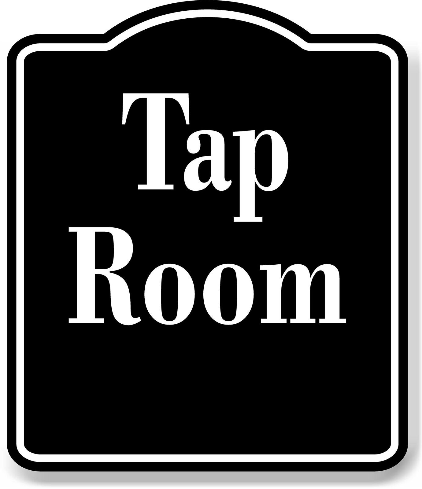 Tap Room Bar BLACK Aluminum Composite Sign