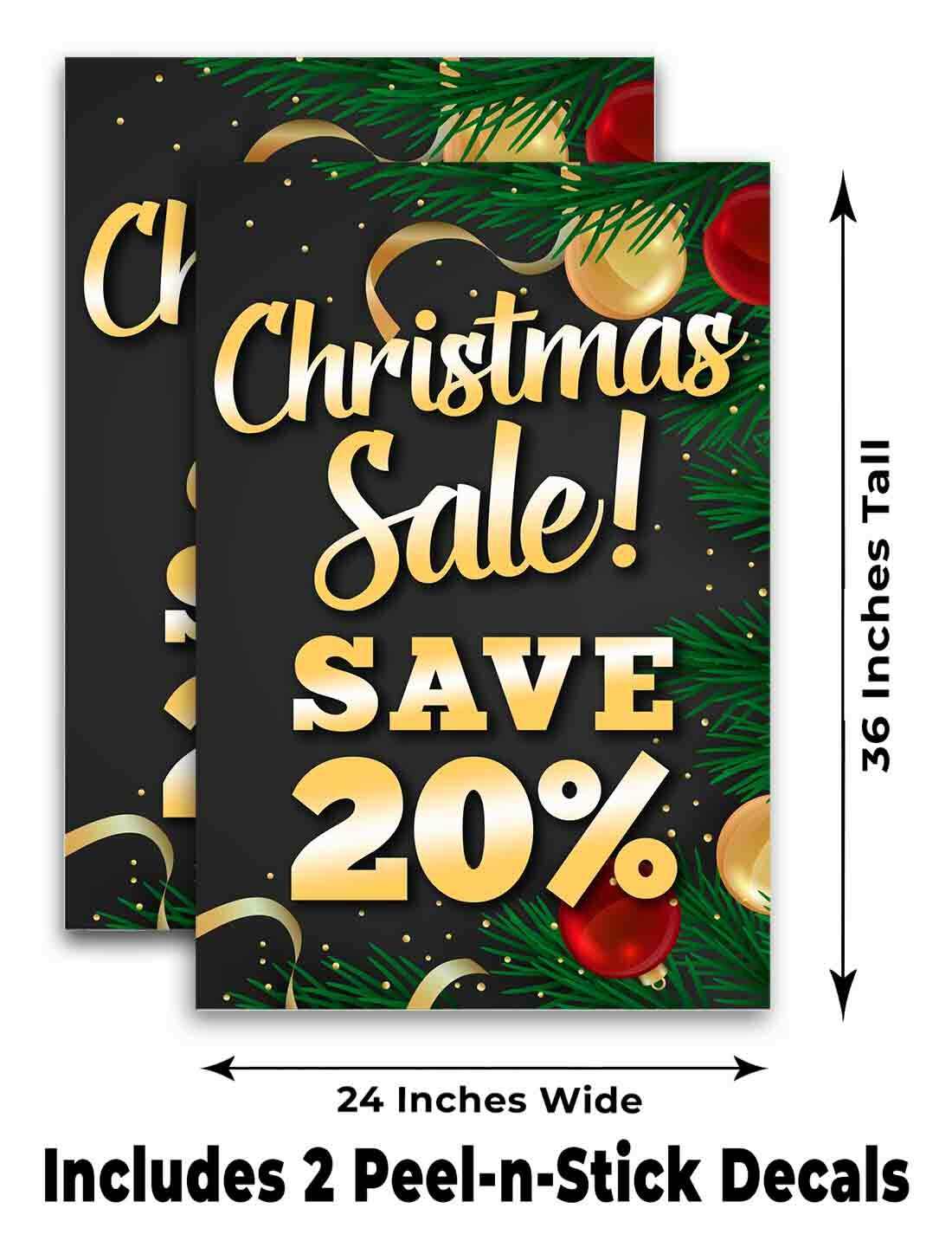 CHRISTMAS SALE SAVE 20% Signicade 24×36 A Frame Sidewalk Sign Double Sided