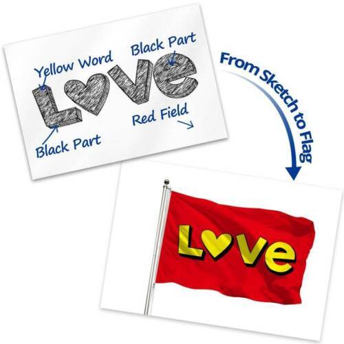 2x3FT Customized Flag Personalize Flags Banners Advertisement Print Logo – USA