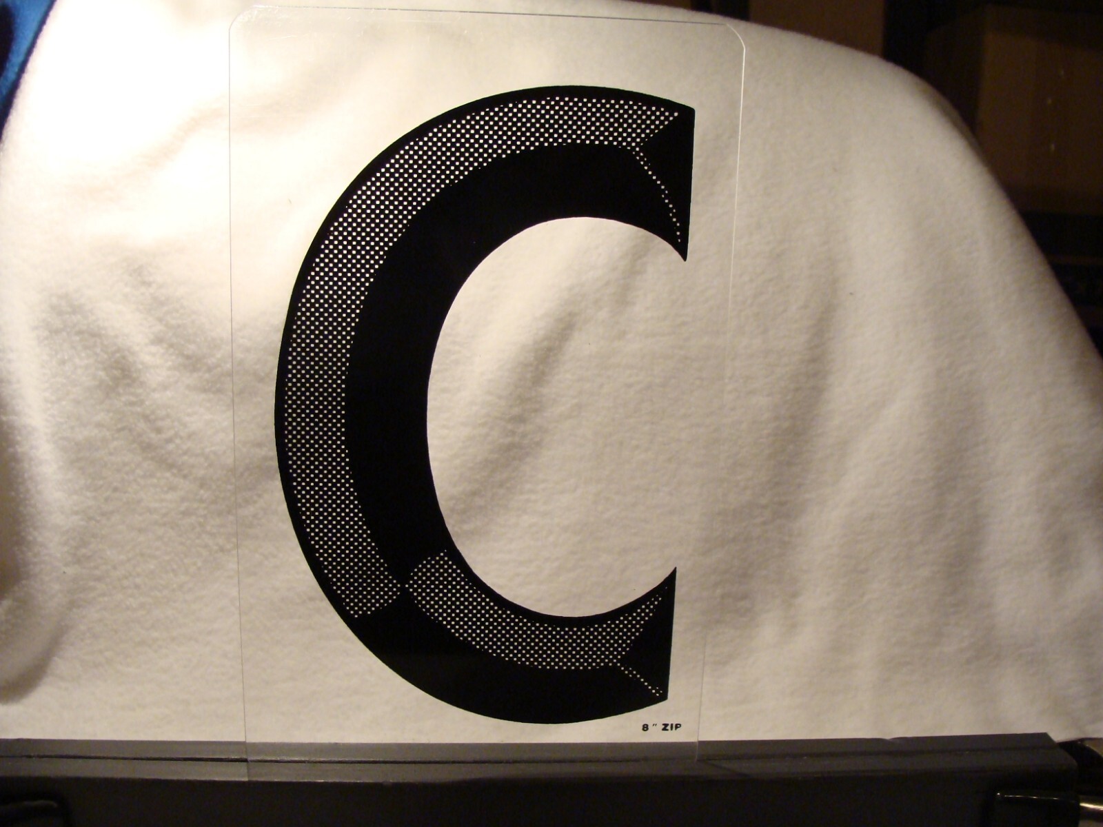 E-Z Change 8″ Marquee Sign Letter 3-D Style Letter “C” 8″ Zip Used