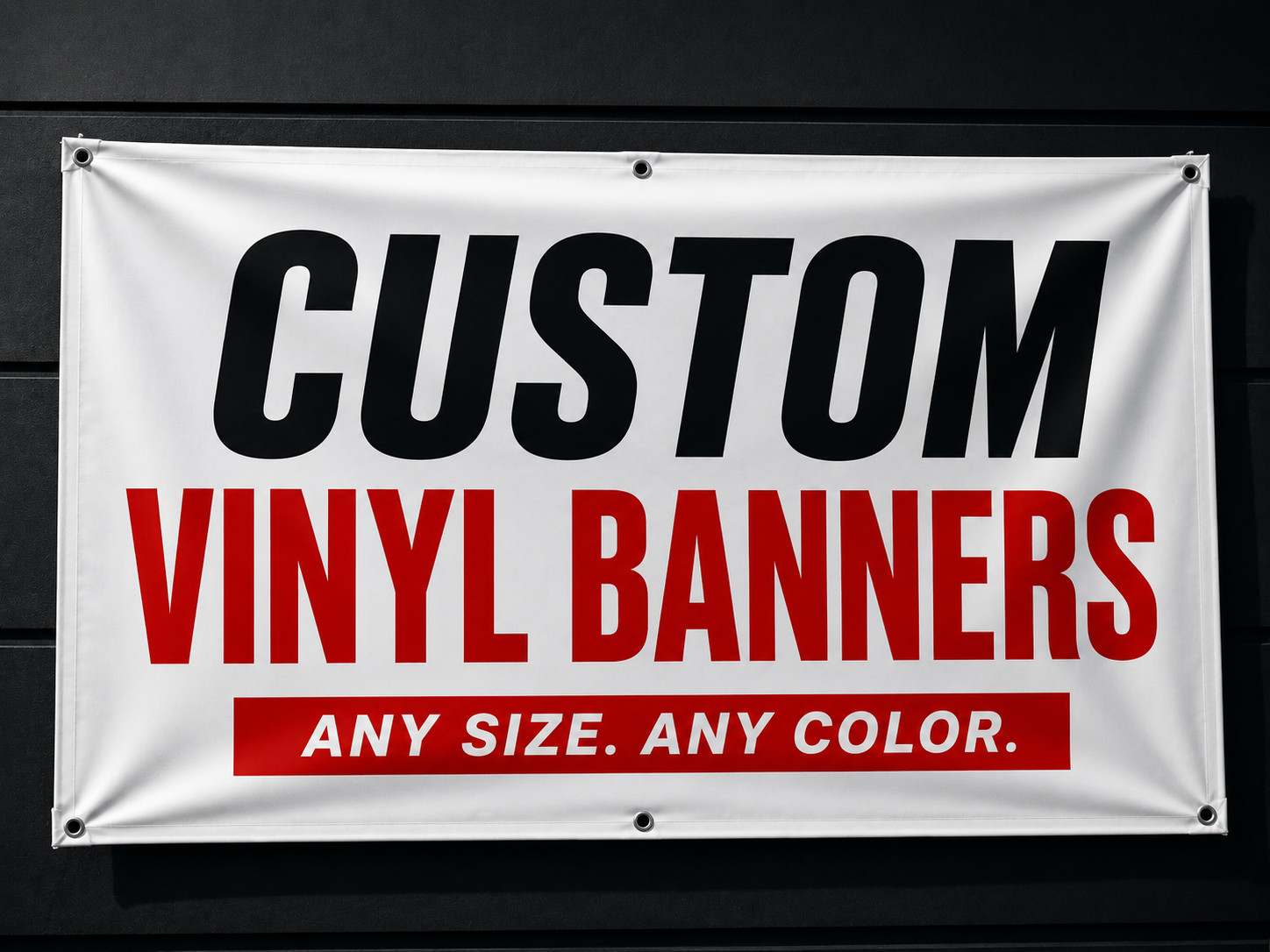 Custom Vinyl Banner Waterproof UV Resistant 13oz Heavy Duty Outdoor Signs USA