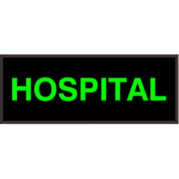 Signal-Tech 60730 PHX718G-P386/120-277VAC HOSPITAL Outdoor Sign
